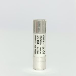 فیوز استوانه‌ای 15 آمپر 38*10 میلی‌متر 1000 ولت DC برند ONCCY